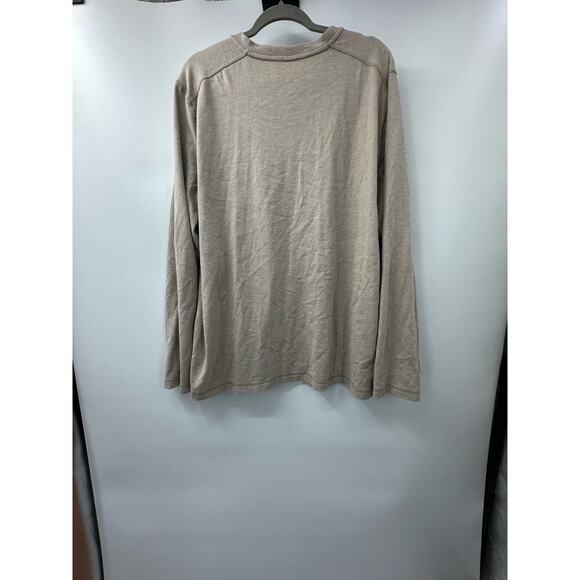 The North Face‎ Men's Cooperwood Tan Long Sleeve Henley Shirt – Size XXL - Picture 2 of 5